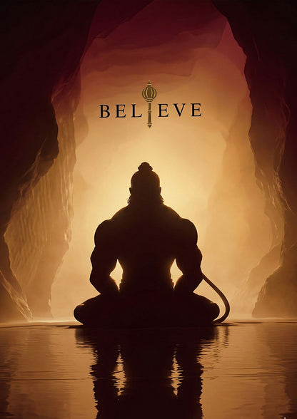 Hanuman Believe | Divine Poster