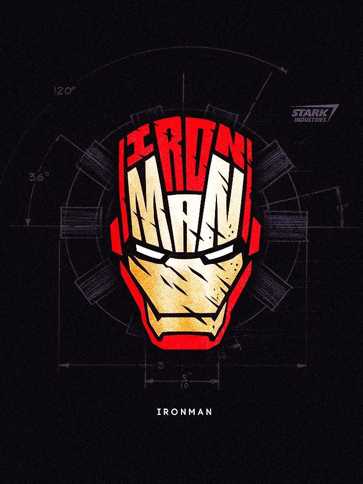 Ironman Mask | Marvel DC Poster