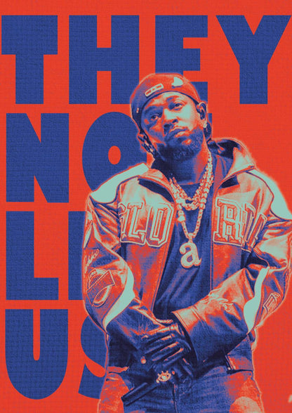 Kendrick Lamar They Not Like Us | Music Poster
