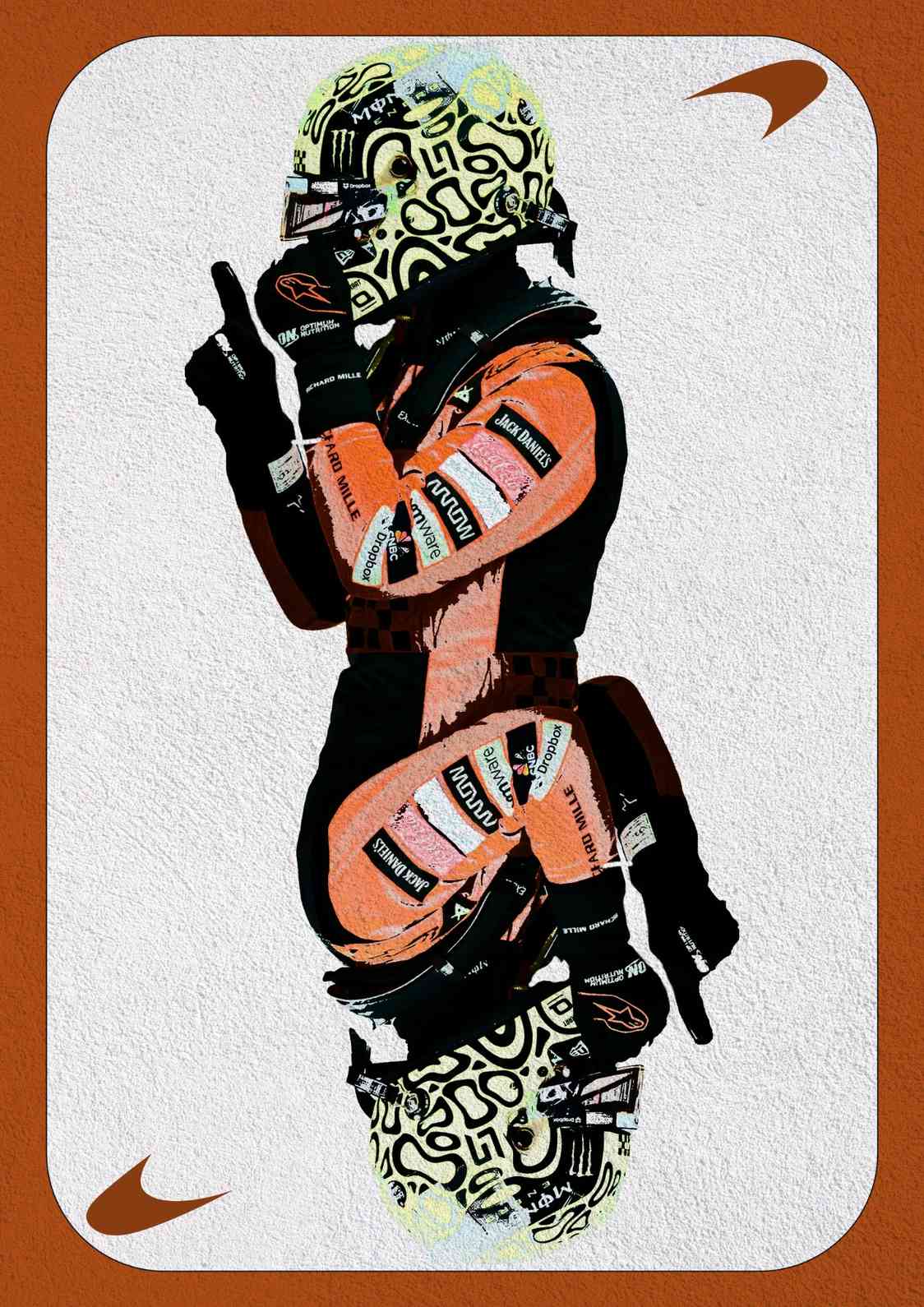 Lando Norris Card | F1 Poster
