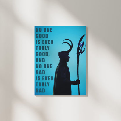 Loki Quote | Marvel DC Poster