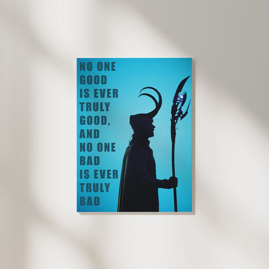 Loki Quote | Marvel DC Poster