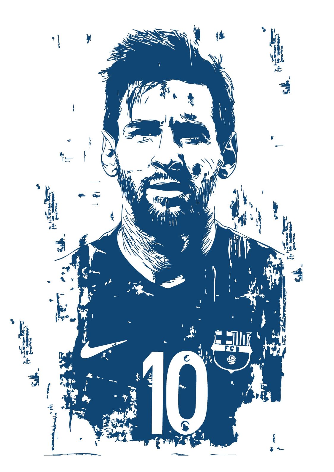 Lionel Messi Barcelona | Football Poster