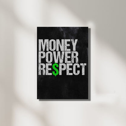Money Power Respect | Aesthetic Poster