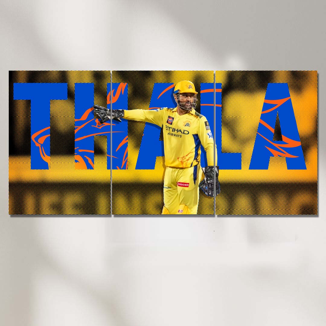 MS Dhoni | Split Poster