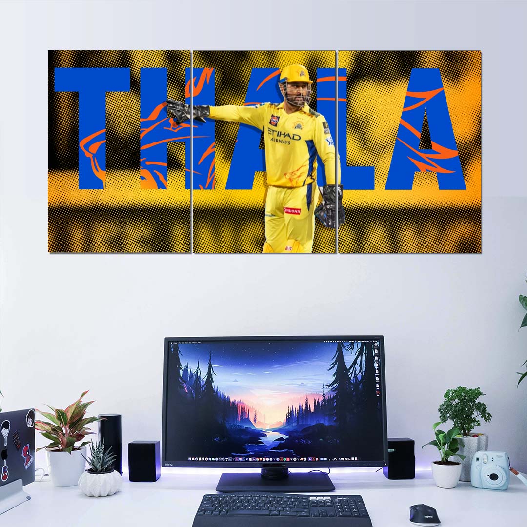 MS Dhoni | Split Poster