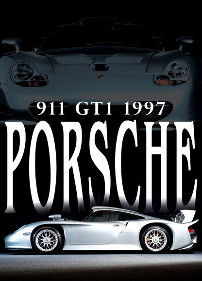 Porsche GT1 Retro | Car Poster