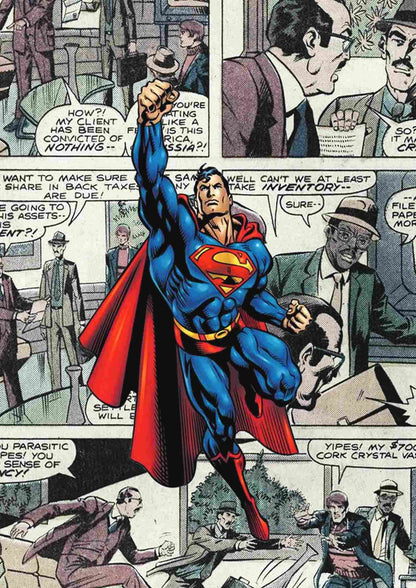 Superman Comic | Marvel DC Poster