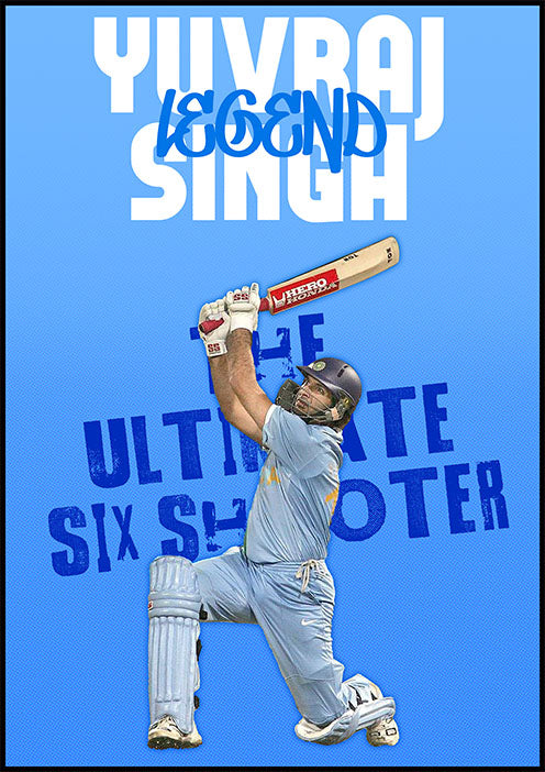 Yuvraj Singh | Cricket Poster