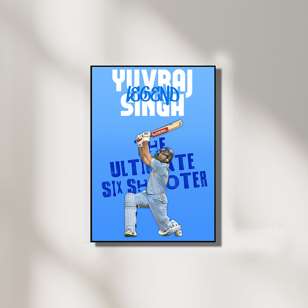 Yuvraj Singh | Cricket Poster
